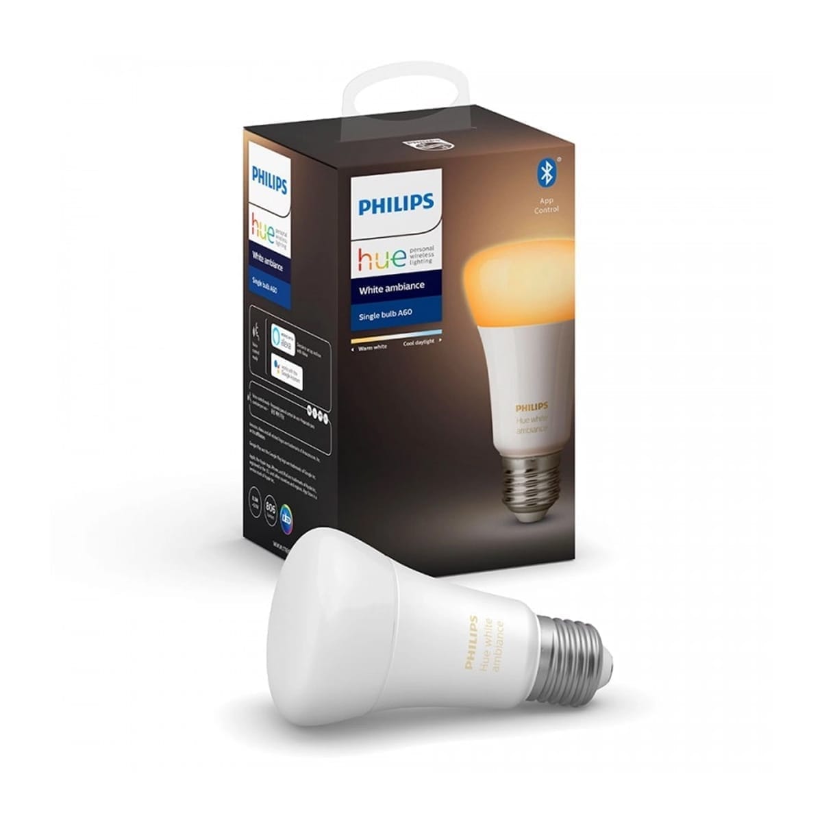Bóng đèn Philips HueWA 8.5W A60 E27_Hộp Bóng đèn Philips HueWA 8.5W A60 E27_Hộp