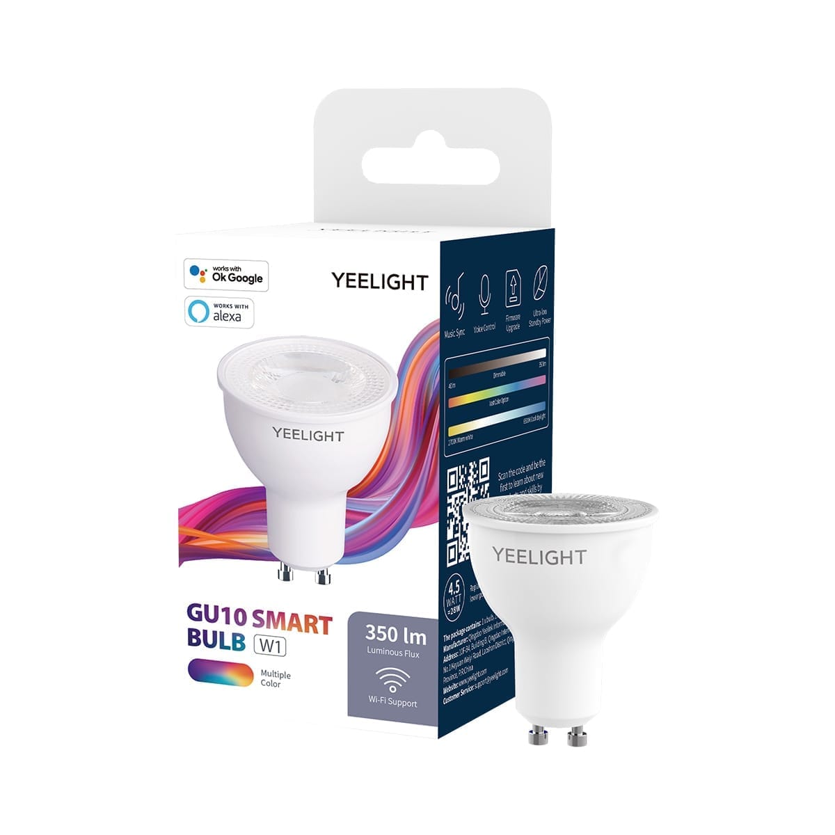 Bóng đèn Yeelight đui cài RGB Gu10_Hộp Bóng đèn Yeelight đui cài RGB Gu10_Hộp