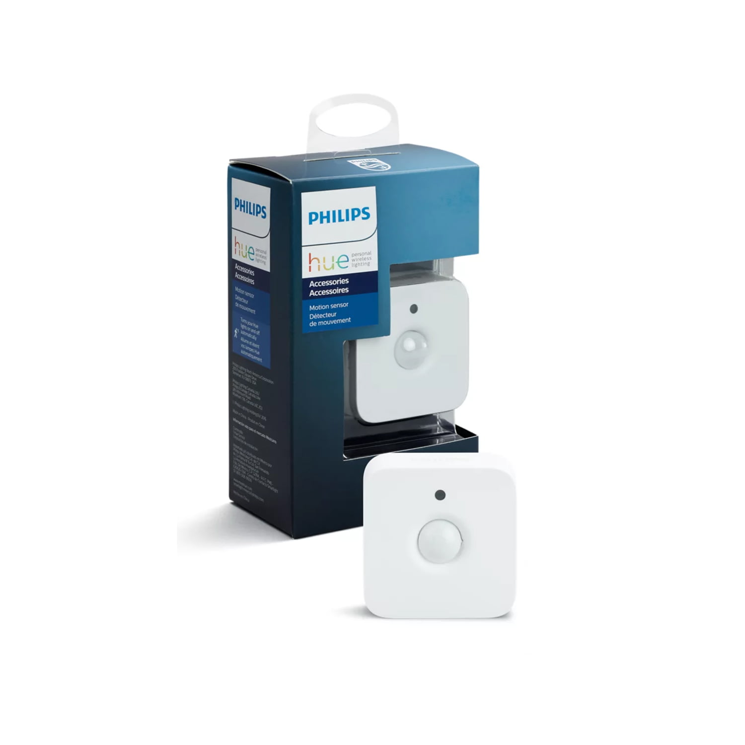 Cảm biến chuyển động Philips Hue Motion Sensor MYPHVN_Hộp_Side View Cảm biến chuyển động Philips Hue Motion Sensor MYPHVN_Hộp_Side View
