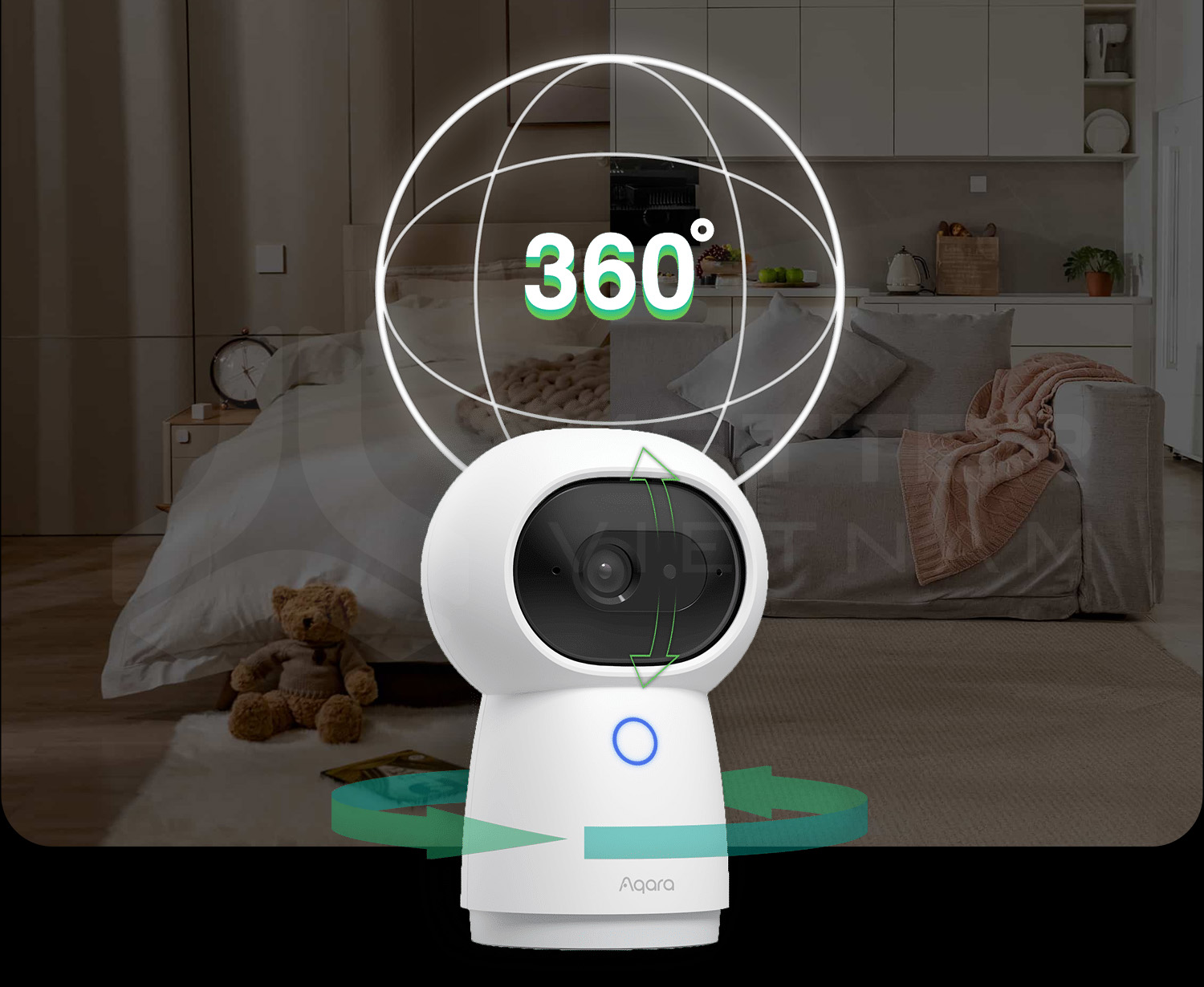 Camera Hub G3 AI góc rộng 360 độ