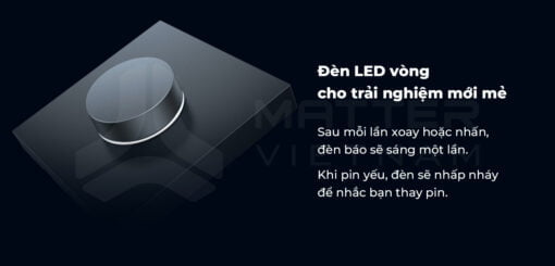 Công tắc không dây dimmer aqara h1 đèn led vàng