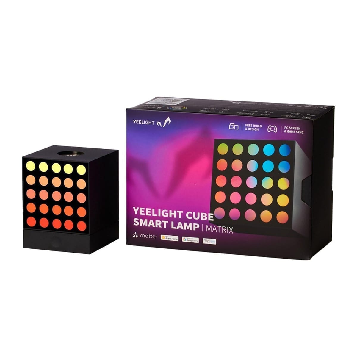 Đèn Yeelight CUBE trang trí thông minh Matrix - Yeelight Cube Smart Lamp_Hộp Đèn Yeelight CUBE trang trí thông minh Matrix - Yeelight Cube Smart Lamp_Hộp