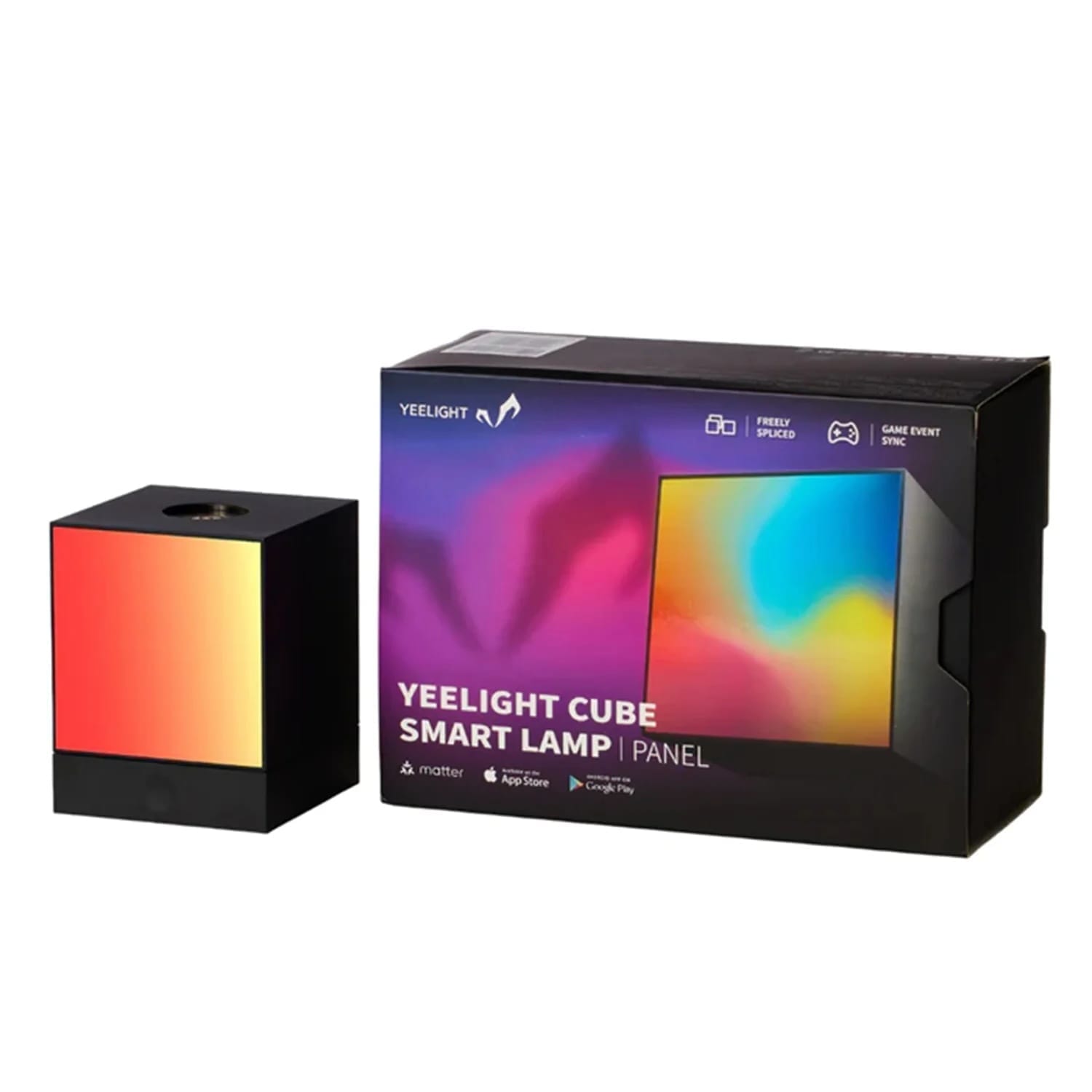 Đèn Yeelight CUBE trang trí thông minh Panel_Hộp có nguồn Đèn Yeelight CUBE trang trí thông minh Panel_Hộp có nguồn