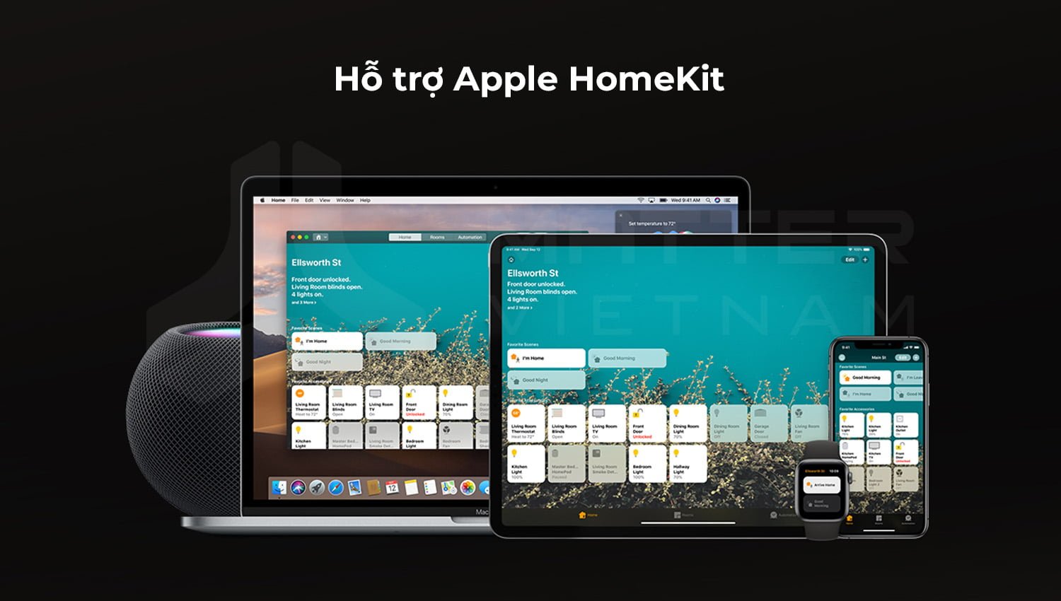 Hub ổ cắm âm tường Aqara H1 hỗ trợ Apple Homekit