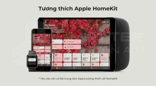 Nút bấm không dây Aqara Wireless Mini Switch tương thích Apple HomeKit