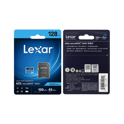 Thẻ nhớ Lexar 633x Blue series_128GB_2 mặt