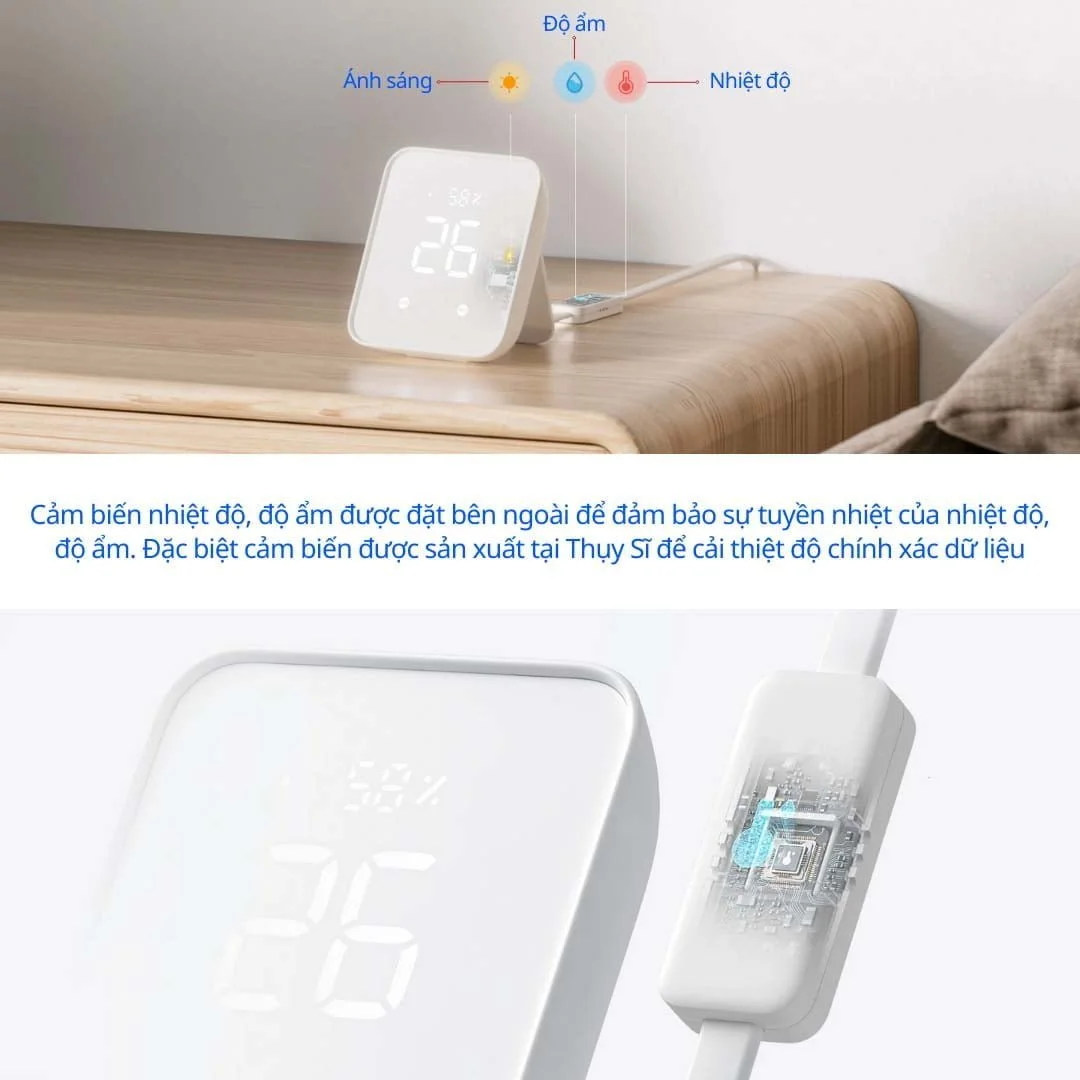 Cảm biến của SwitchBot Hub 2