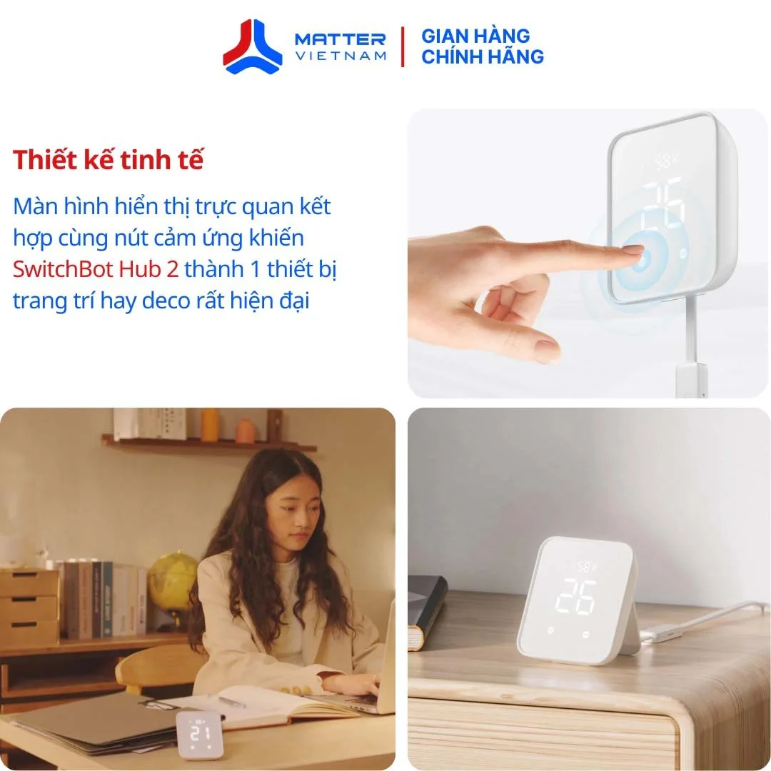 Thiết kế SwitchBot Hub 2