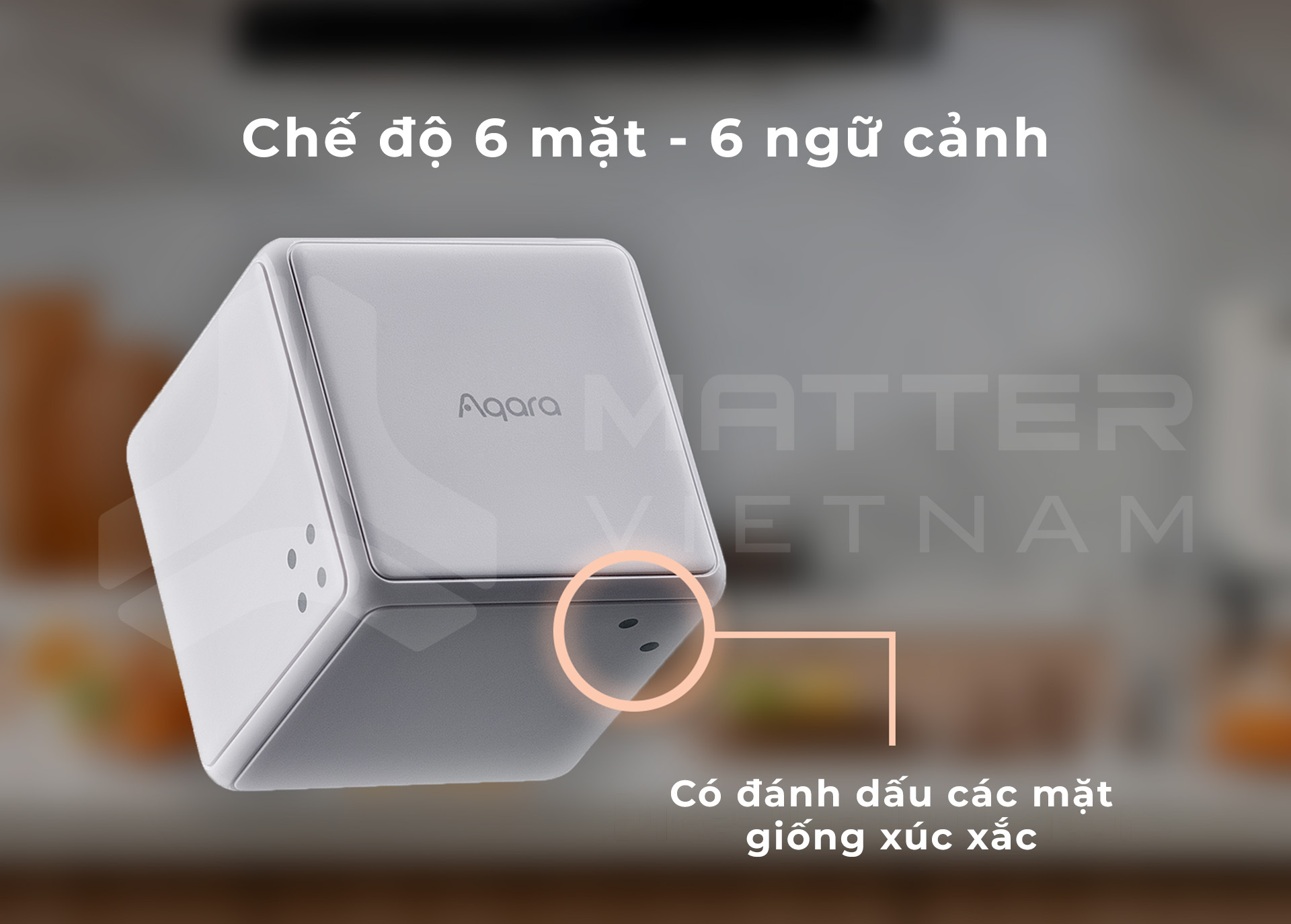 Aqara Cube T1 Pro 6 mặt điều khiển