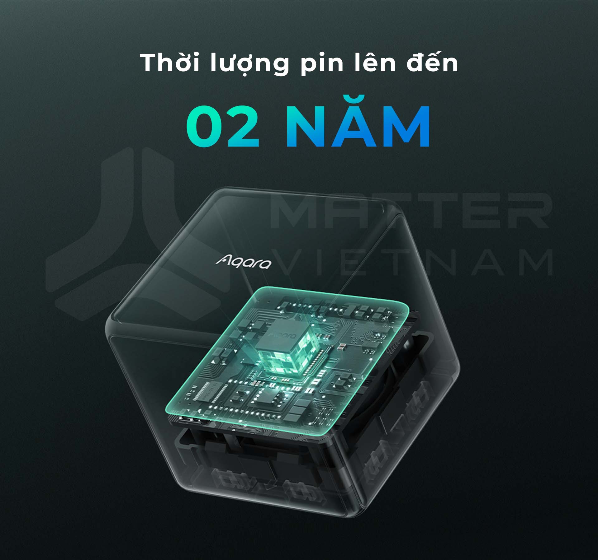 Aqara Cube T1 Pro Pin 2 năm