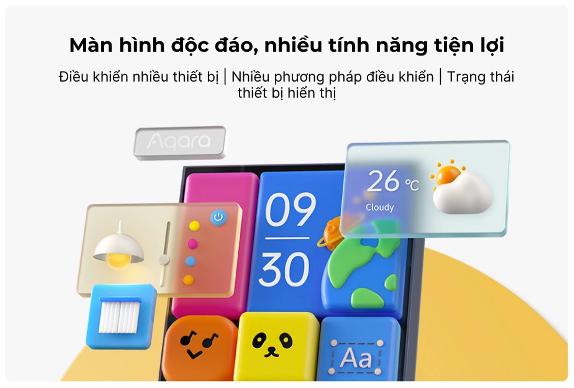 Aqara Magic Switch S1E màn hình độc đáo