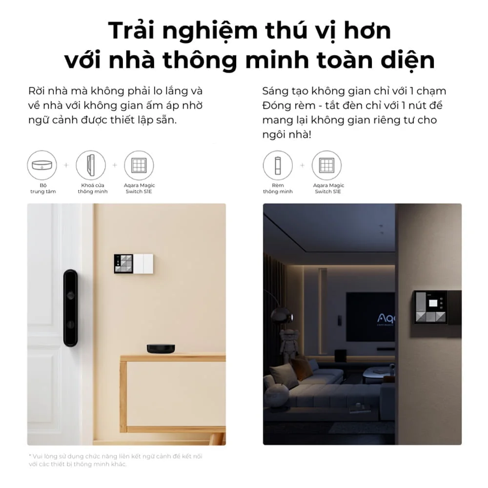 Aqara Magic Switch S1E trai nghiem