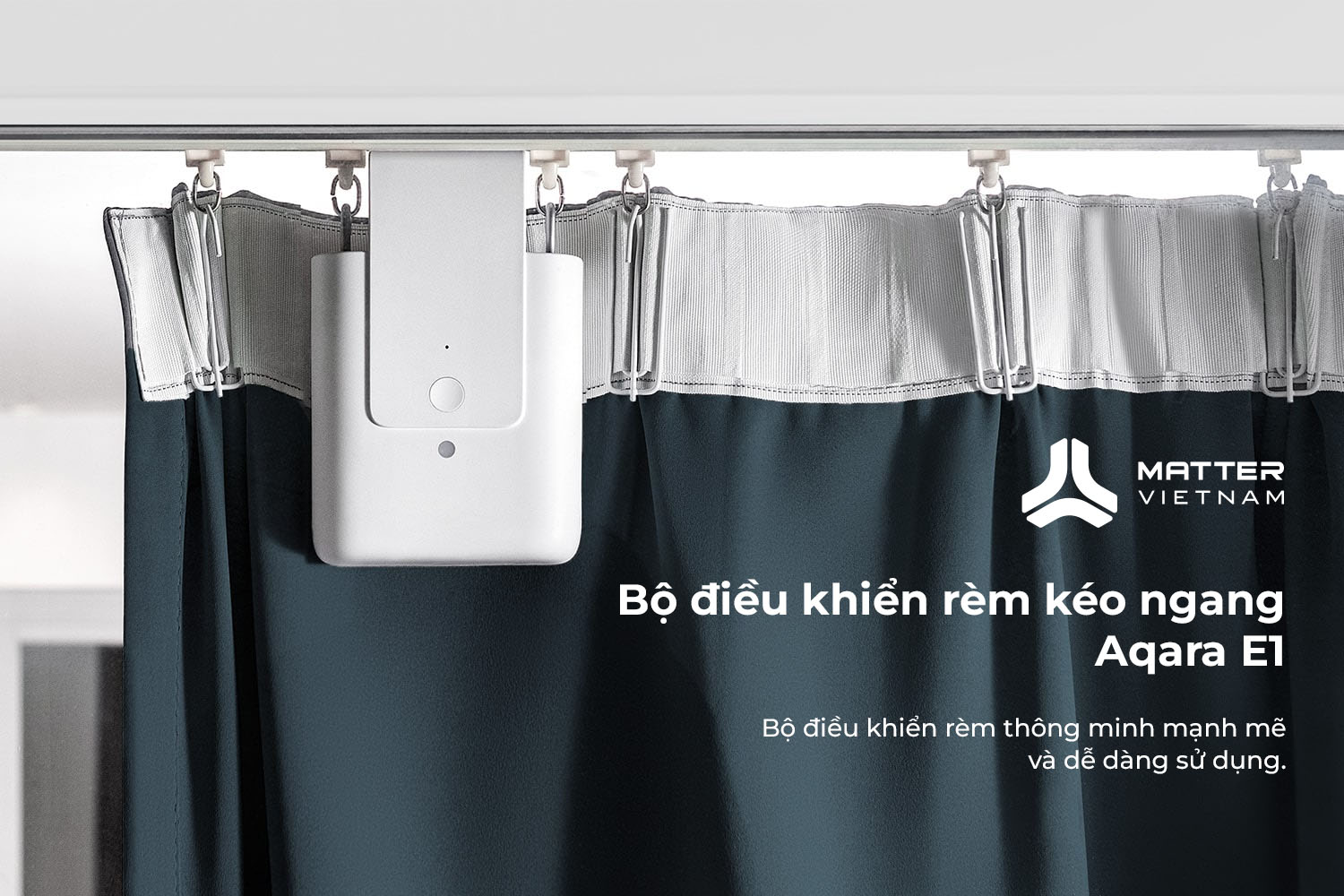 Động cơ kéo rèm thông minh Aqara E1 – Aqara Curtain Driver E1 giới thiệu