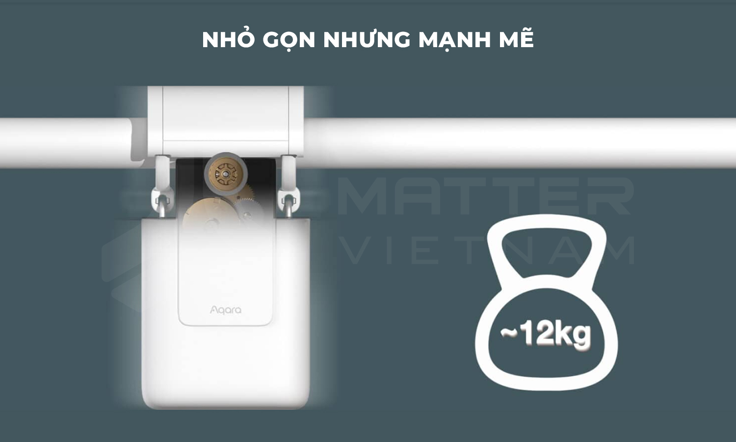 Động cơ kéo rèm thông minh Aqara E1 – Aqara Curtain Driver E1 tải trọng lớn