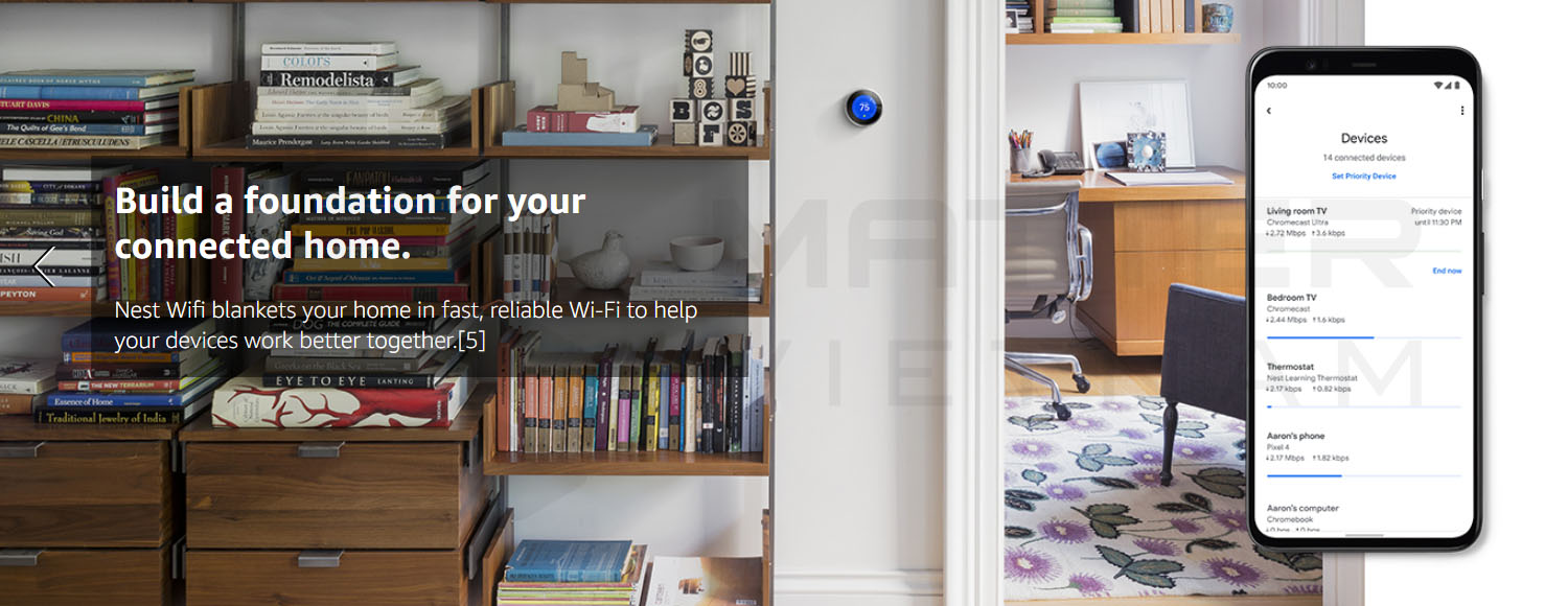 Google Nest Wifi Gen 2 xây dựng nền tảng