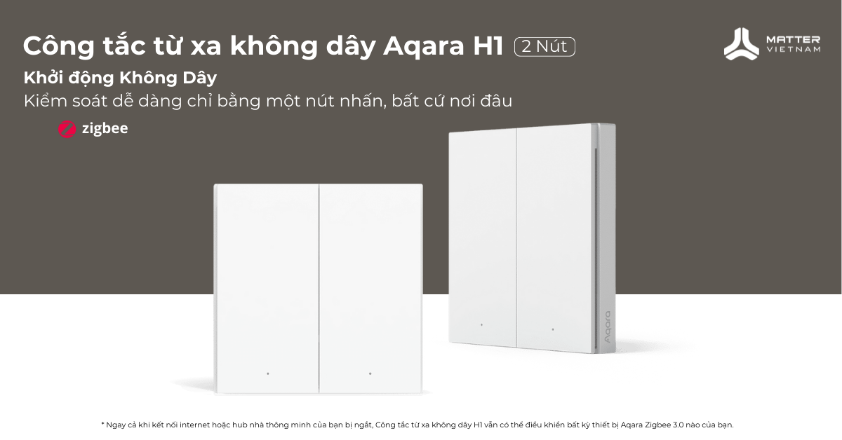 Aqara H1 Wireless Switch giới thiệu