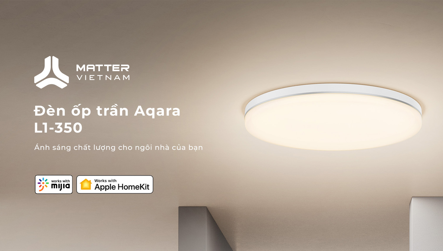 Đèn ốp trần thông minh Aqara L1-350 – Aqara Ceiling Light L1-350 giới thiệu