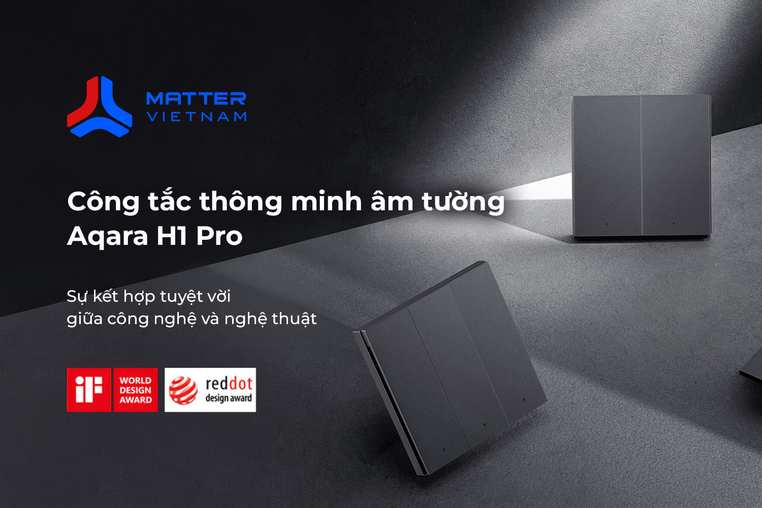 Công tắc vuông Aqara H1 Pro giới thiệu