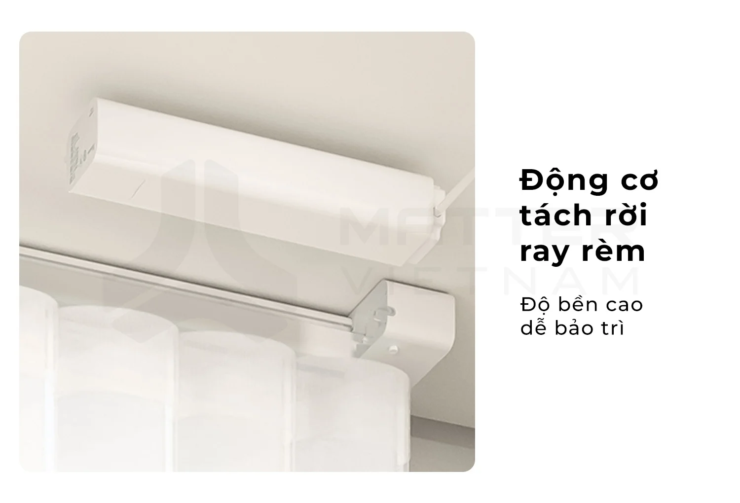 Động cơ rèm đa năng Aqara H1 động cơ tách rời ray rèm