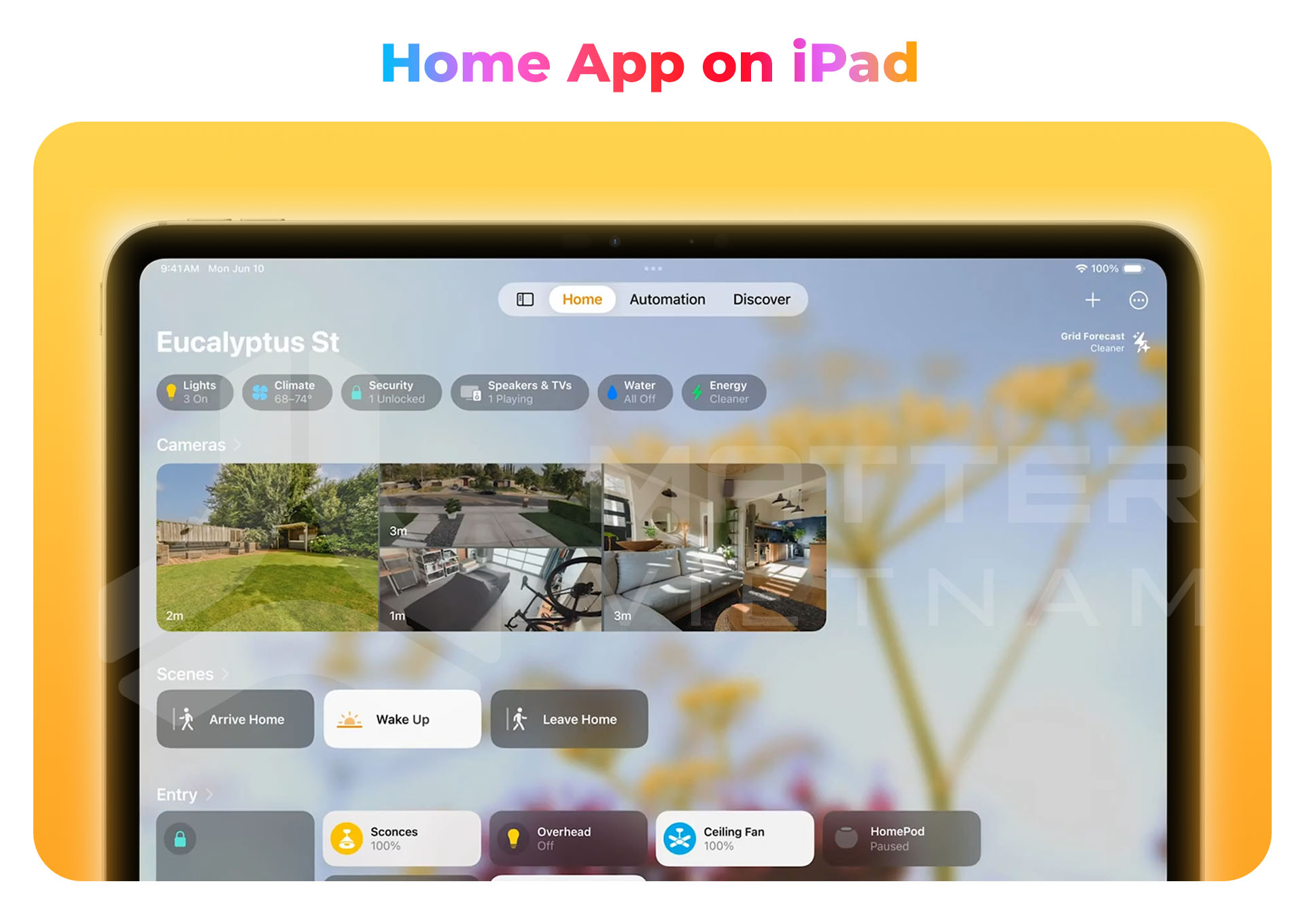 Home App on IPad