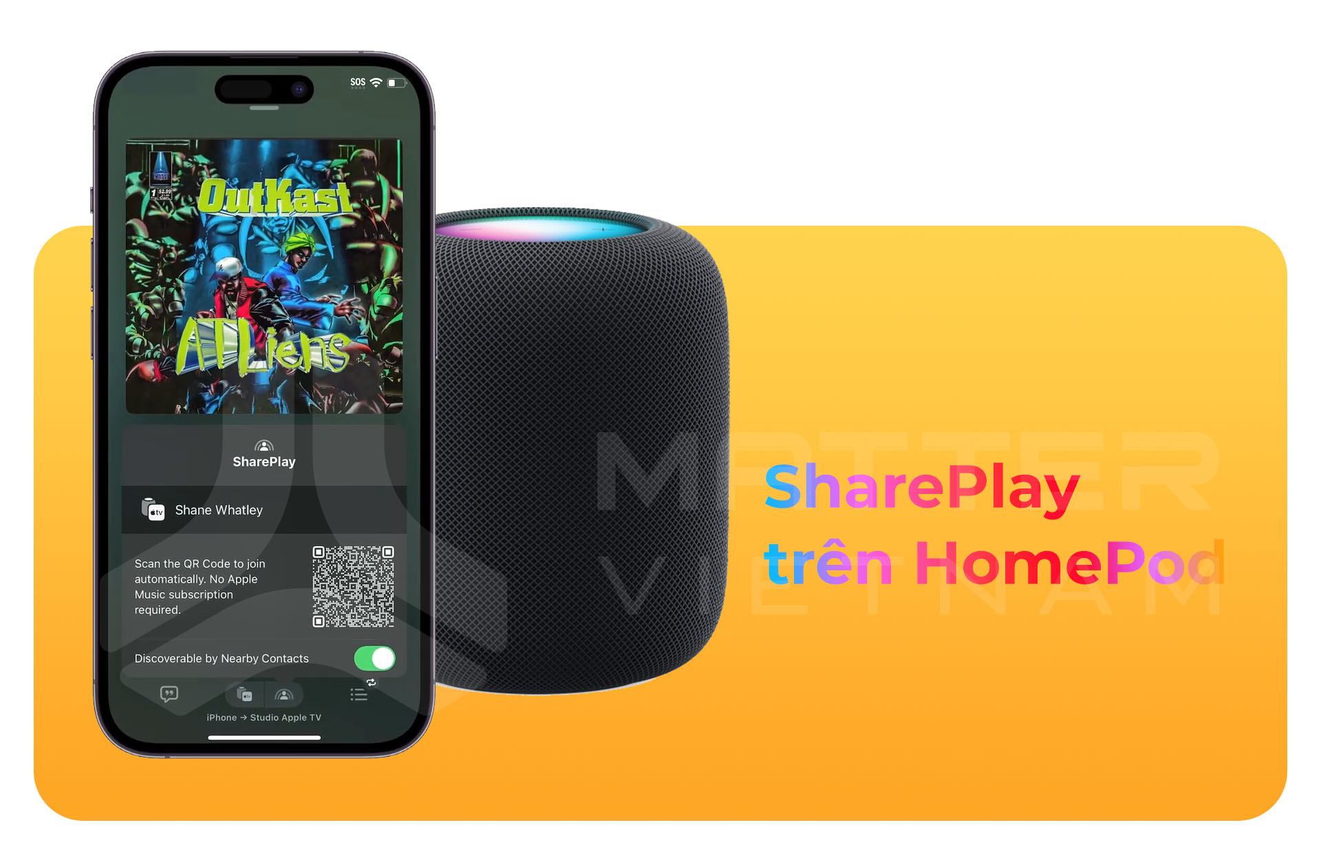 SharePlay trên HomePod