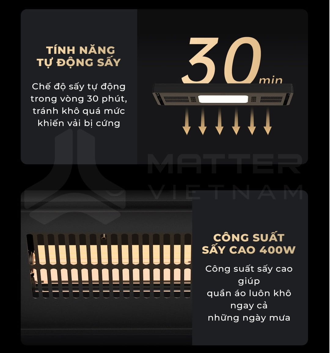 Công suất sấy cao giàn phơi thông minh aqara h1