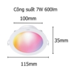 den-am-tran-wiz-downlight-4-inch-7w-2 Đèn Âm Trần Wiz Downlight RGB 4 Inch 7W (PHI WFB RGB/7W RD4)