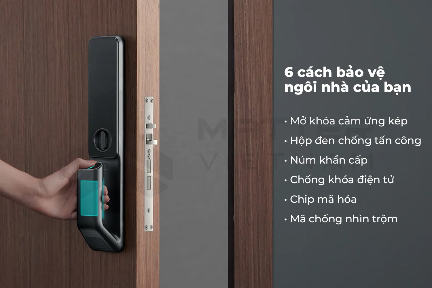 Khoá Xiaomi Lockin S30 Pro 6 cách bảo vệ ngôi nhà của bạn