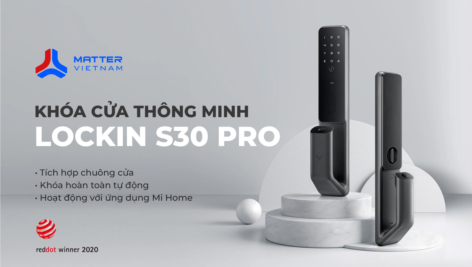 Khoá Xiaomi Lockin S30 Pro giới thiệu