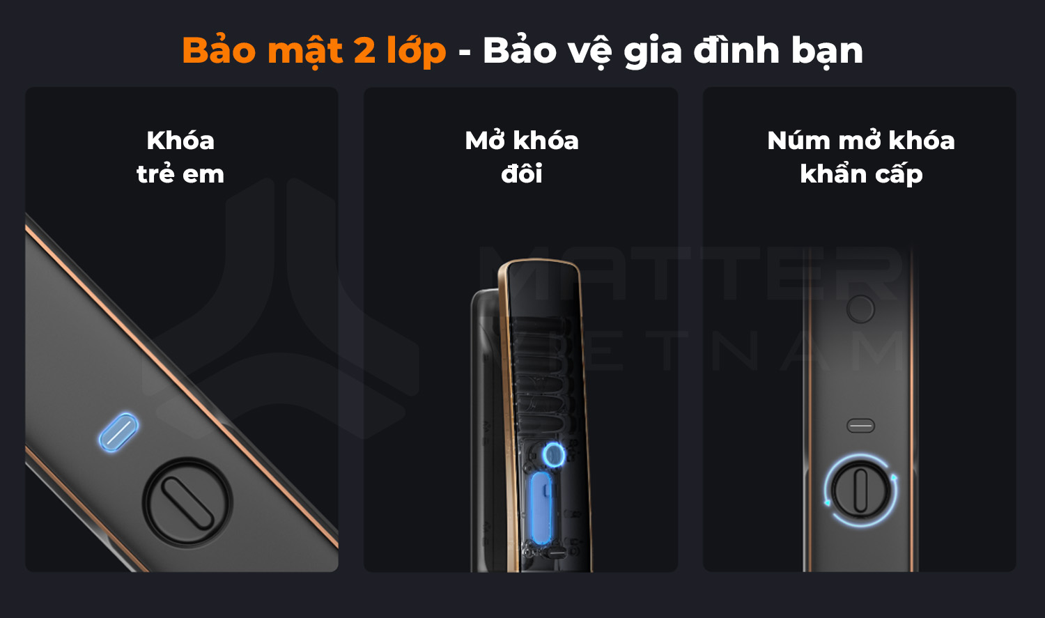 Khóa Xiaomi Lockin S50F bảo mật 2 lớp