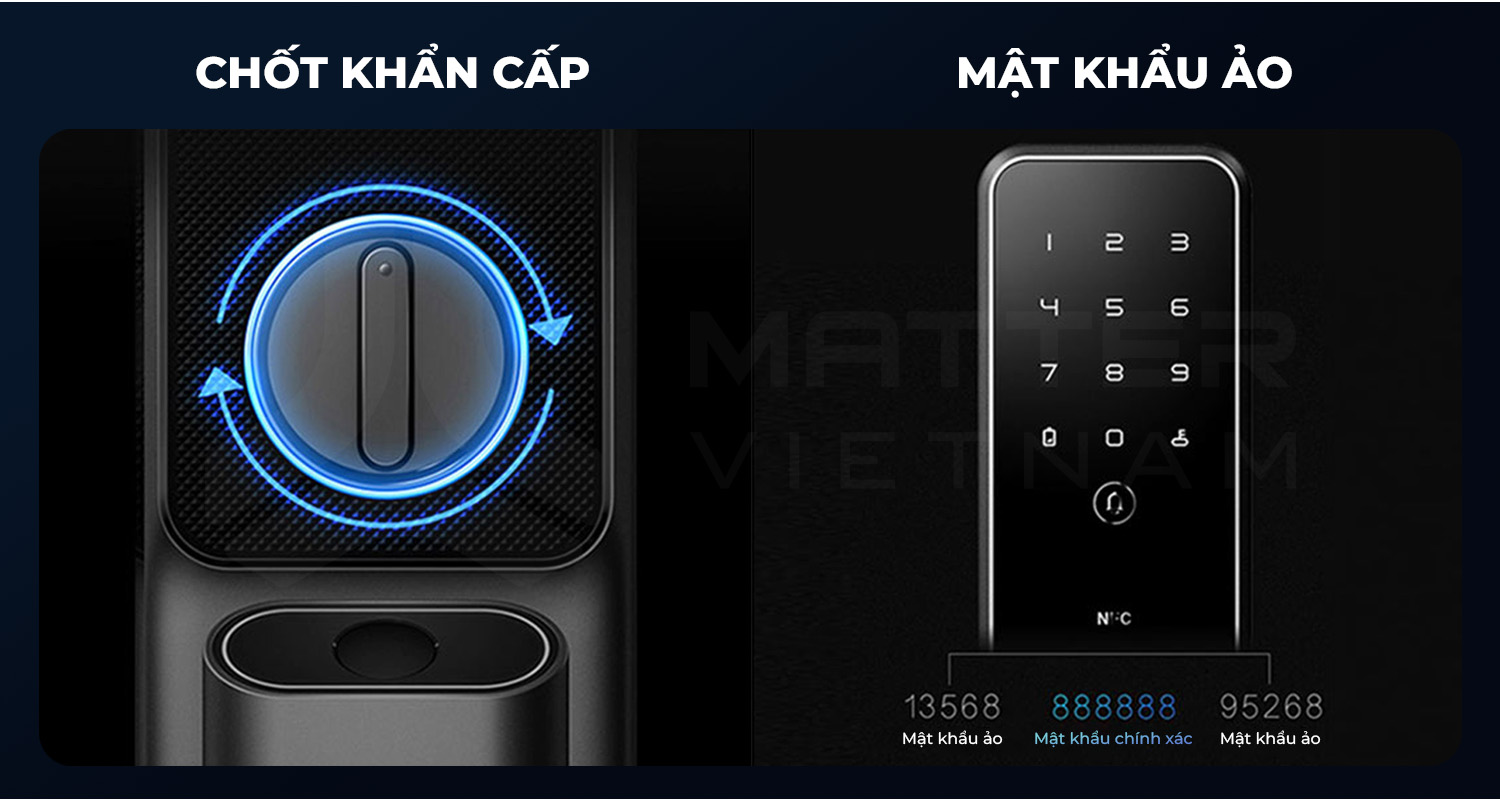 Khóa Xiaomi Lockin SV40 bảo mật và an toàn