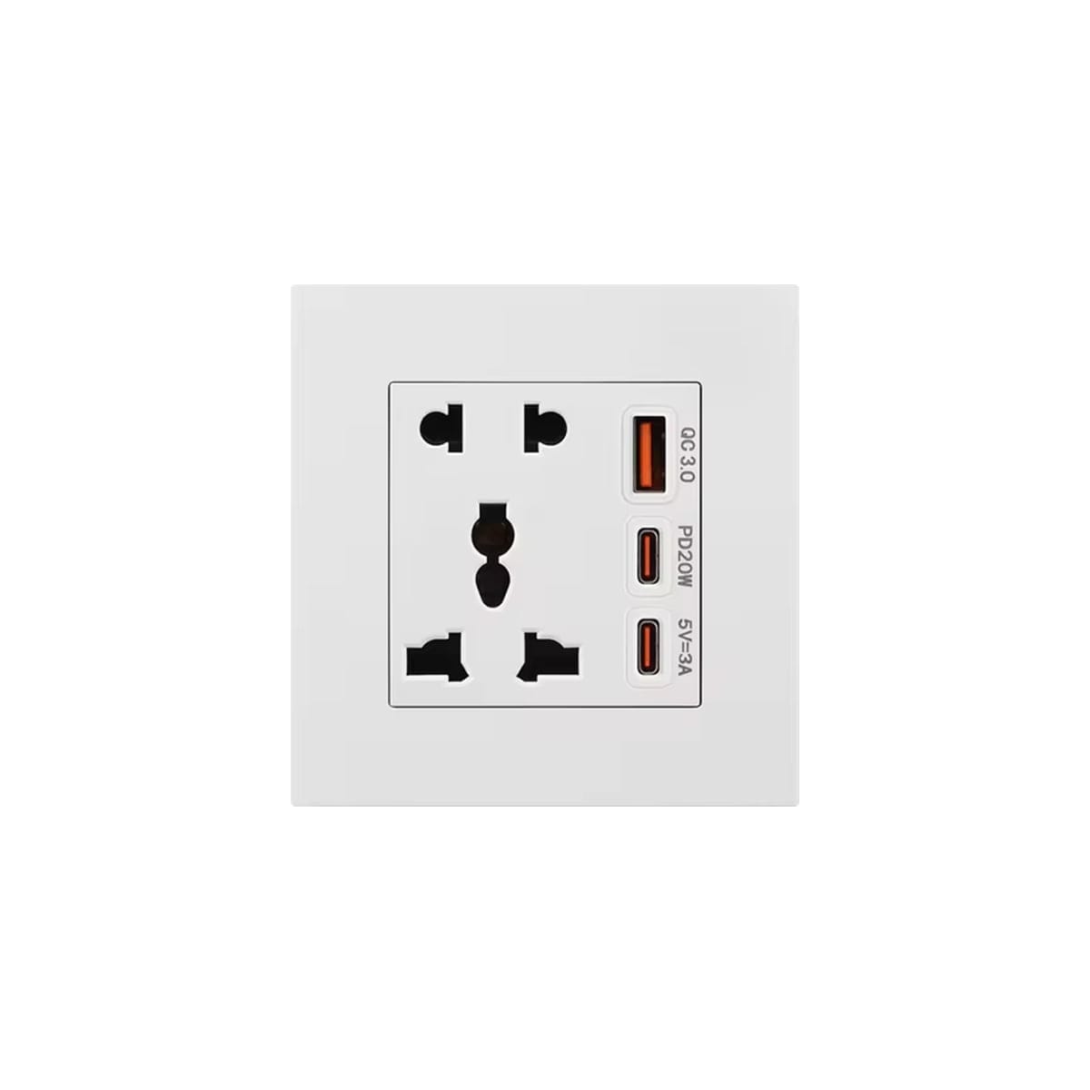 Mặt ổ cắm thích hợp cổng USB_01