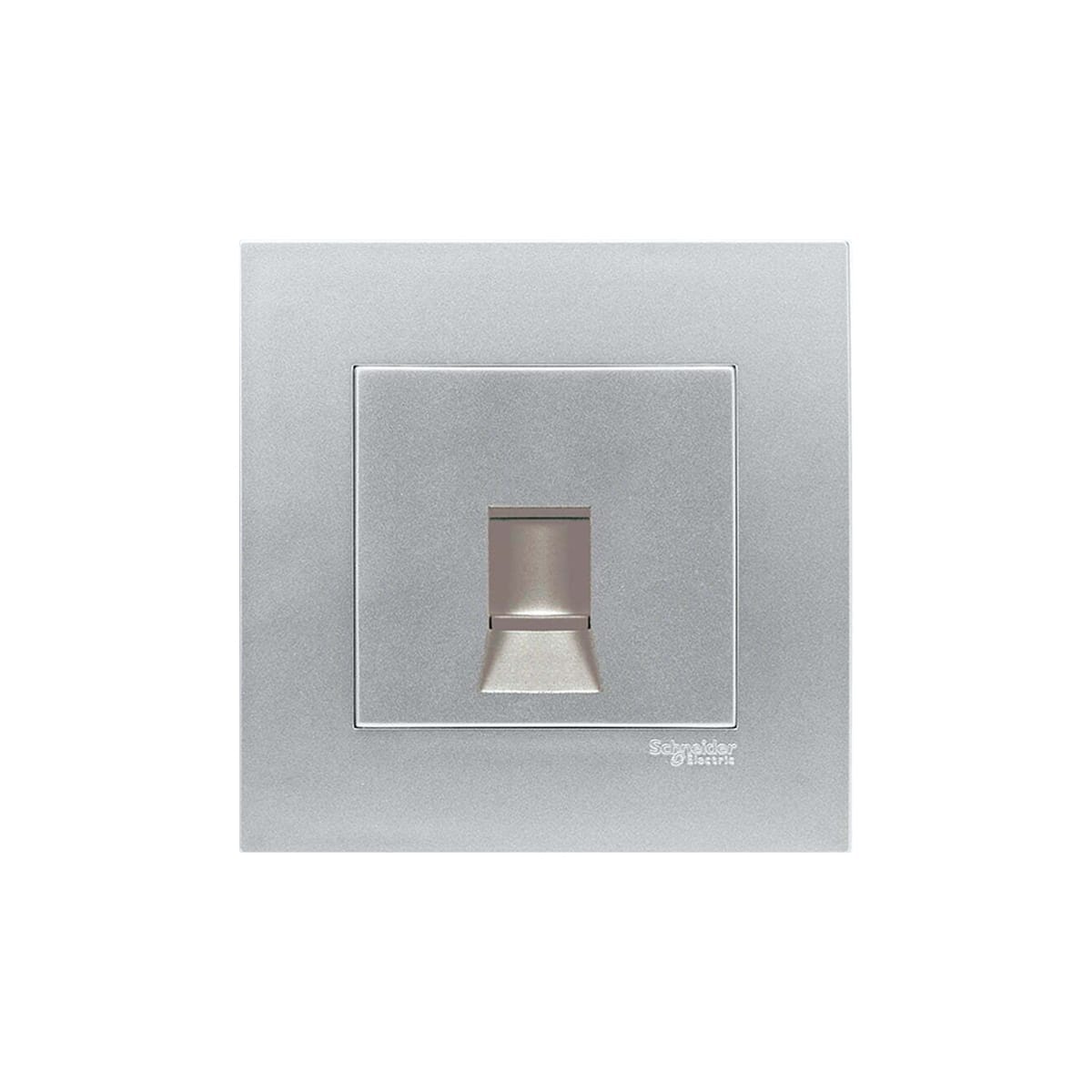 Ổ cắm mạng Cat 5e Schneider Vivace_Xám Bạc Ổ cắm mạng Cat 5e Schneider Vivace_Xám Bạc