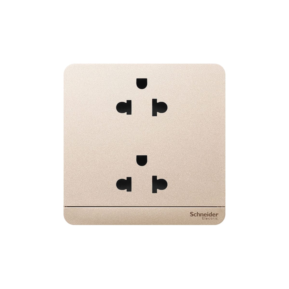 Ổ cắm vuông đôi Schneider AvatarOn_Vàng Ổ cắm vuông đôi Schneider AvatarOn_Vàng