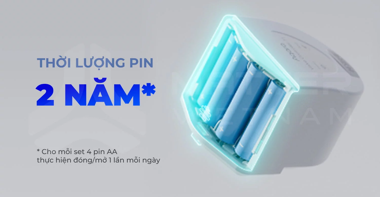 Thời lượng pin Van nước thông minh Aqara T1
