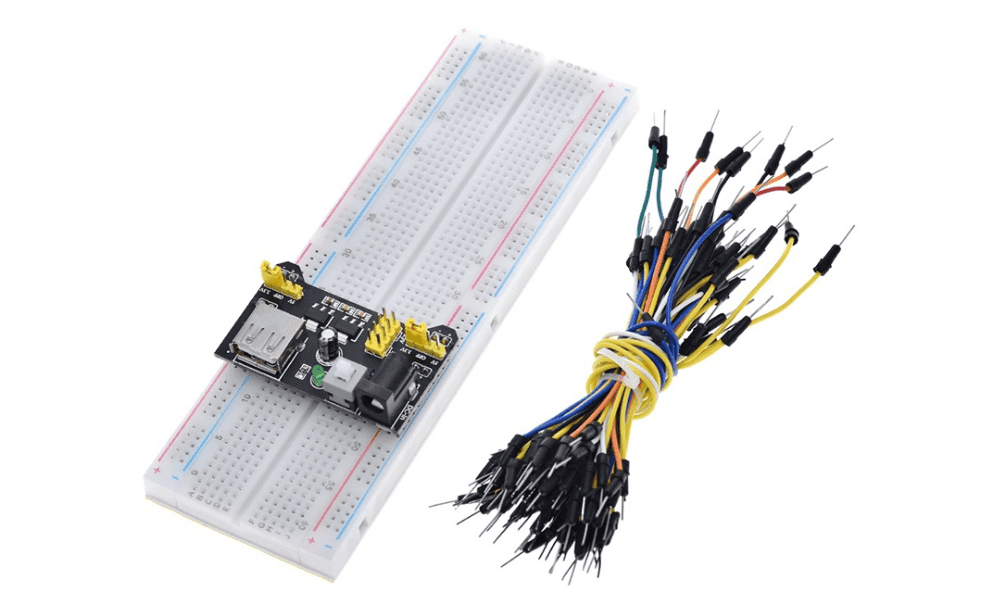 Dây nối và bảng mạch Breadboard