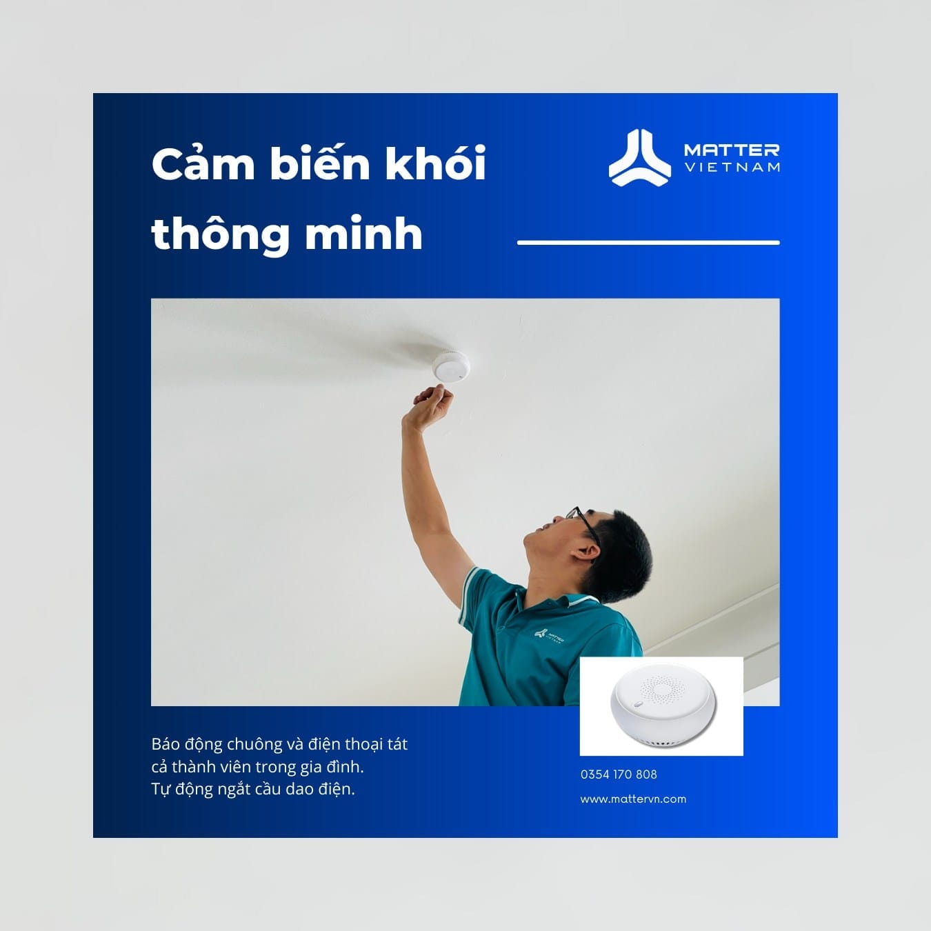 Cảm biến khói thông minh