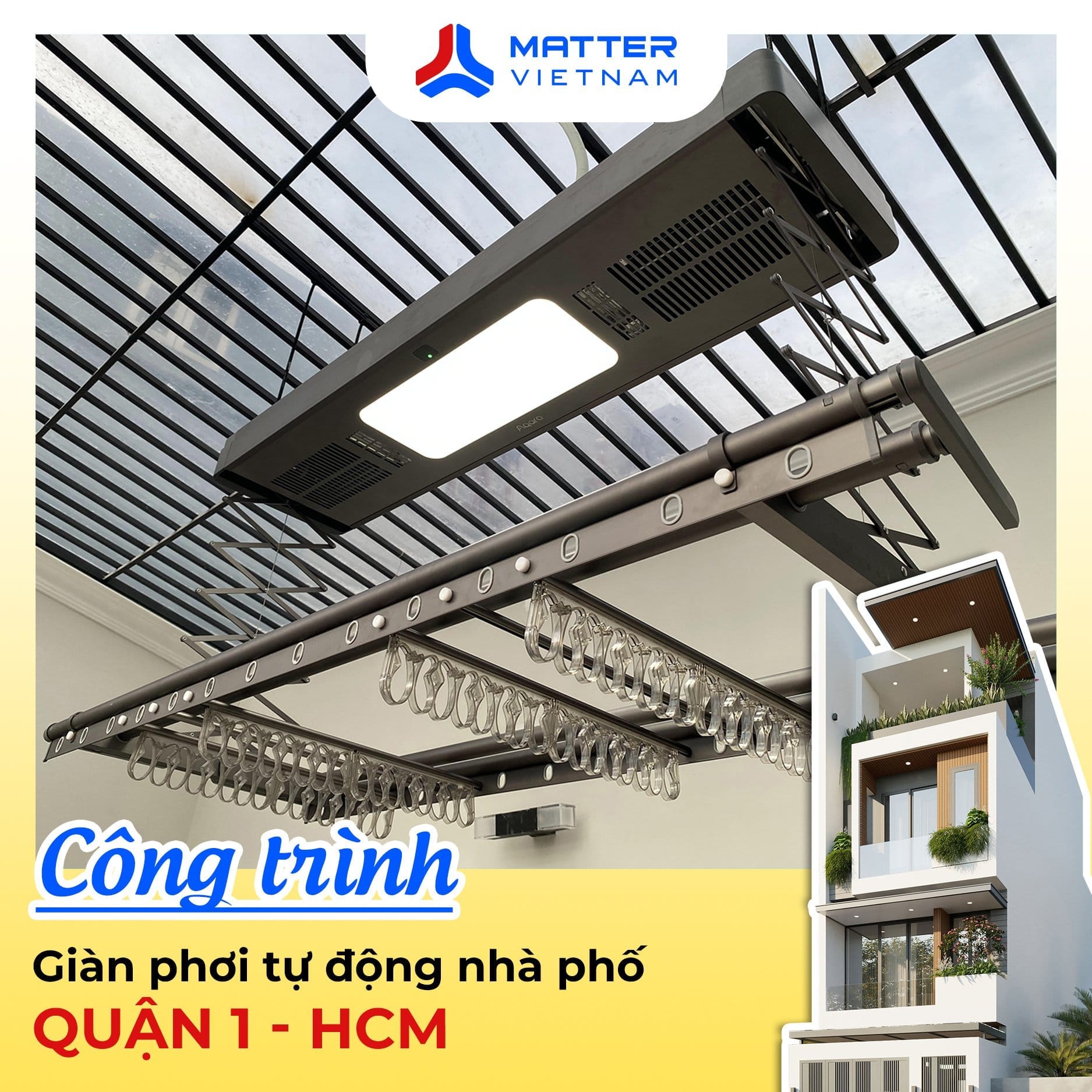 Giàn phơi thông minh 
