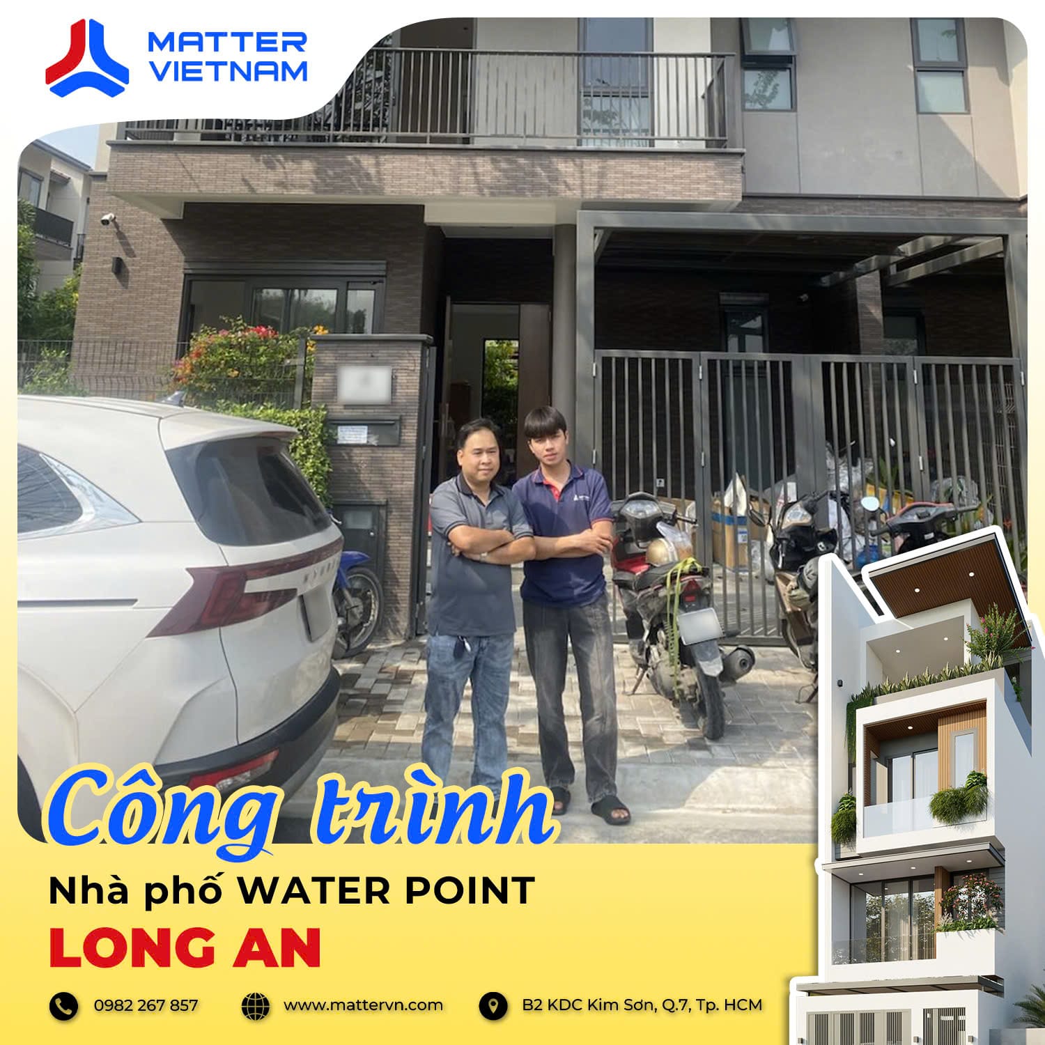 Cong trinh nha pho Waterpoint Long An 1