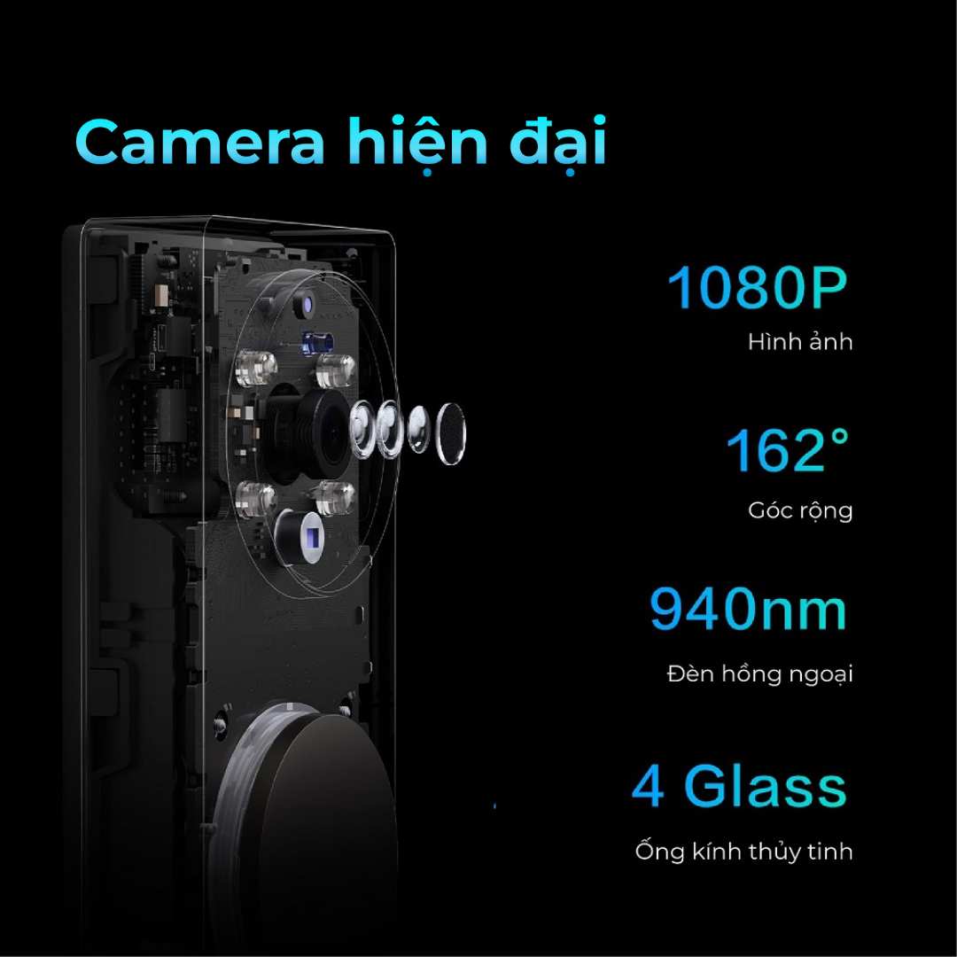 Camera chuông cửa có camera kiêm Hub Aqara G410 - Aqara Doorbell Camera Hub G410 1