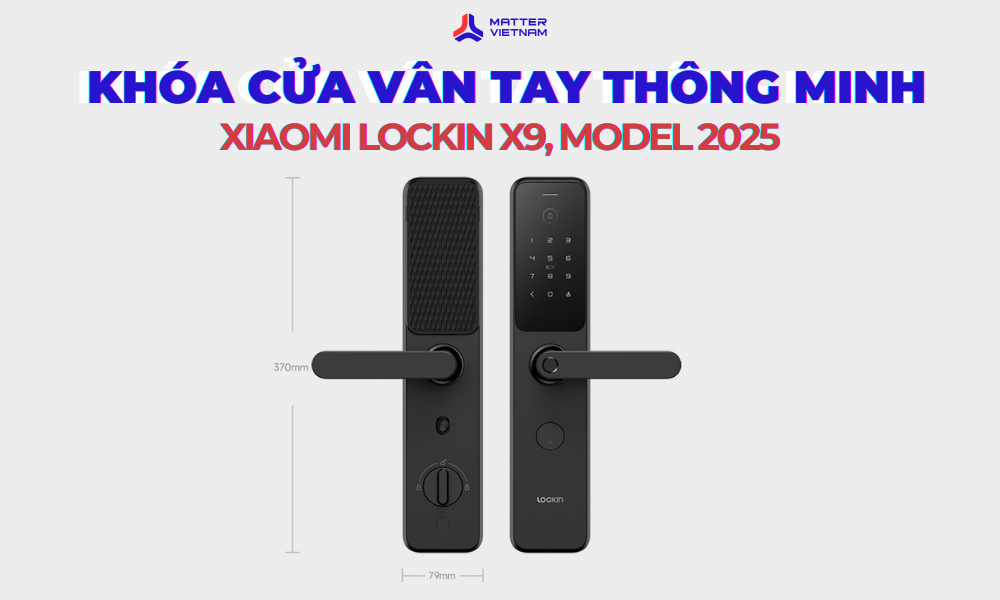 Khoá cửa vân tay thông minh - Xiaomi Lockin X9 AI, Model 2025 (TFPL407) 2 xiaomi lockin x9 giới thiệu