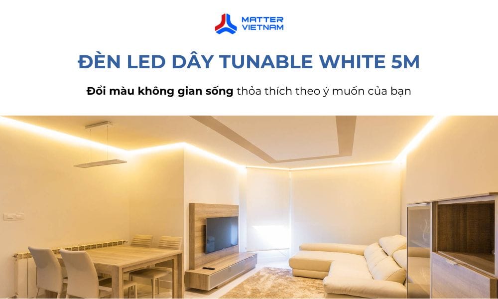 Ứng dụng đèn led dây tunable white cho các phòng