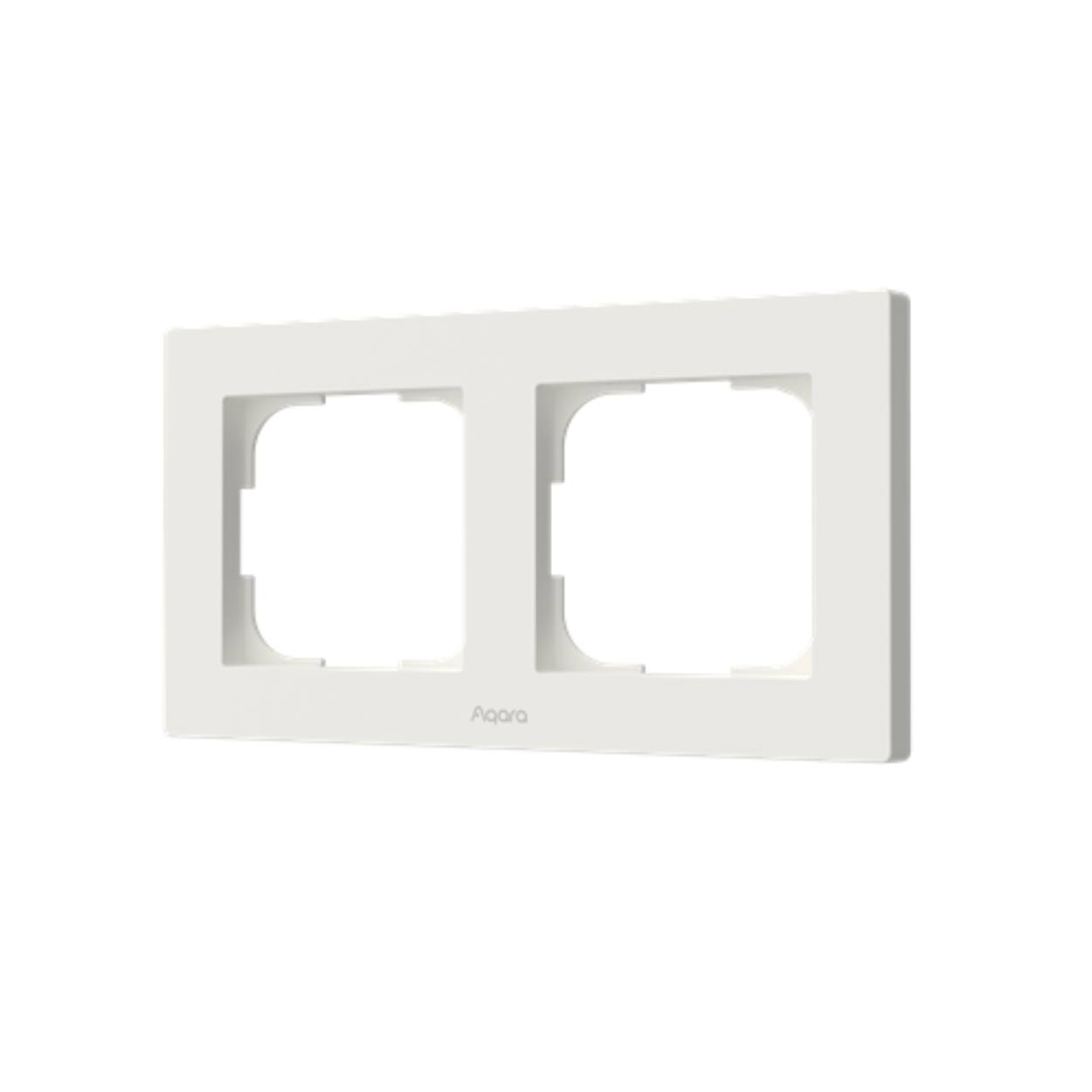 Khung đôi (trắng) công tắc âm tường Công tắc vuông Aqara - Aqara Smart Wall Switch Frame