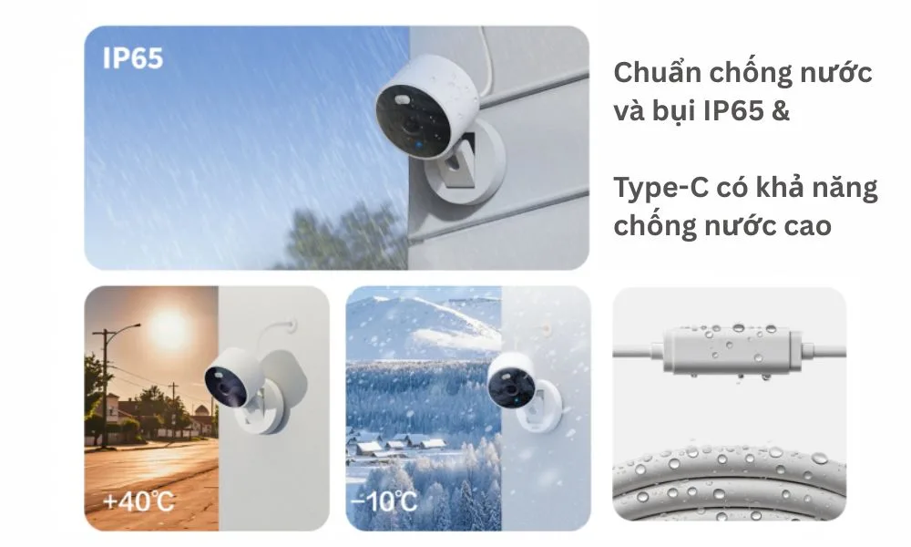 G100 Chuẩn chống nước, chống bụi 