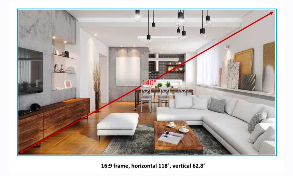 Camera ngoài trời Aqara G100 - Aqara Camera G100 Chất lượng hình ảnh sắc nét với góc nhìn rộng