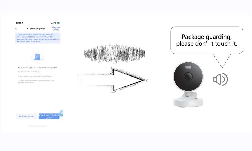 Camera ngoài trời Aqara G100 - Aqara Camera G100 Tùy chỉnh nhạc chuông cảnh báo