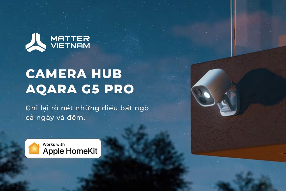 Camera thông minh tích hợp Hub - Aqara G5 Pro