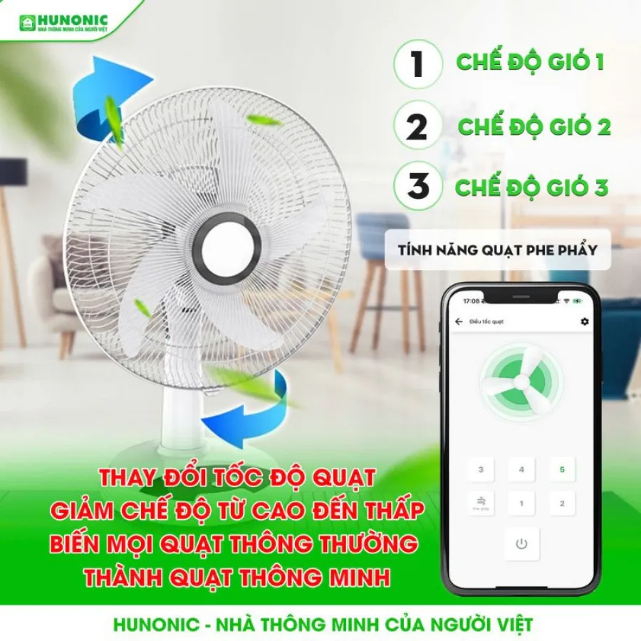 Ổ Cắm Quạt Thông Minh SK18 (8) O Cam Quat Thong Minh SK18 8