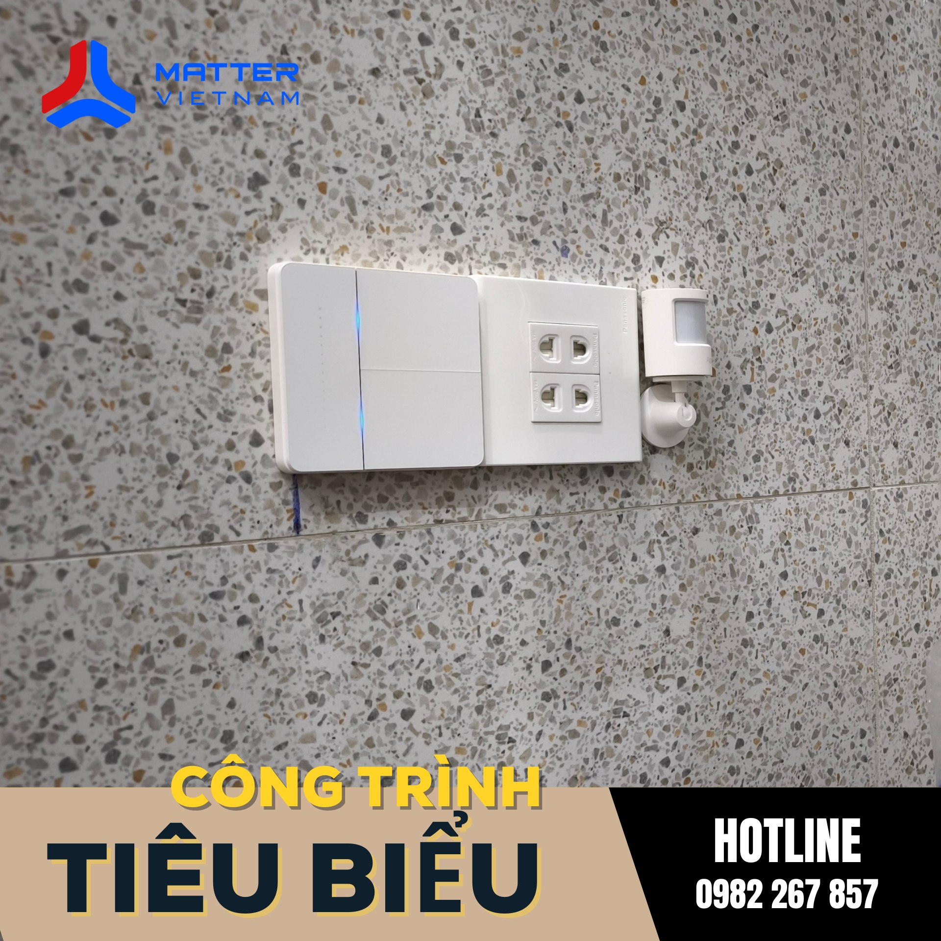 Công tắc, ổ cắm, cảm biến thông minh - Nhà thông minh Đồng Nai