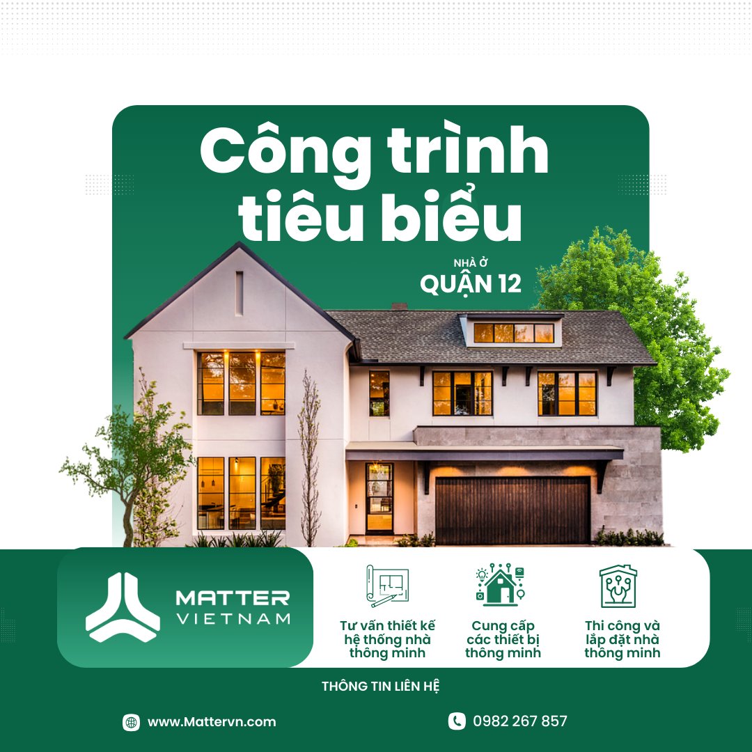 Công trình nhà thông minh Quận 12